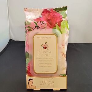 BRAND NEW PRECISION BEAUTY PEONY& RETINOL MAKE-UP REMOVING CLEANSING WIPES